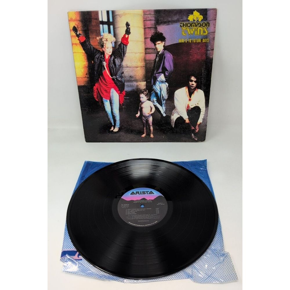 1985 Here's to Future Days by Thompson Twins LP AL88276 VG+ Lay Your Hands On Me